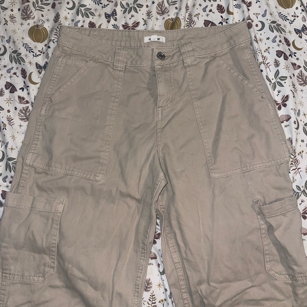 Garage Wide Leg Cargo Jeans